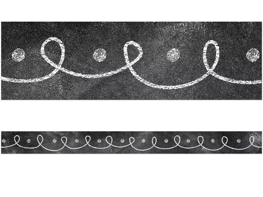 Chalk It Up! Dot & Loop Border - US 1159