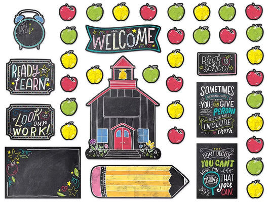 Chalk It Up! Welcome Bulletin Board Set - US 4296