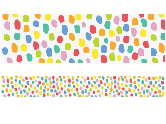 Colorful Messy Dot Border - US 4997
