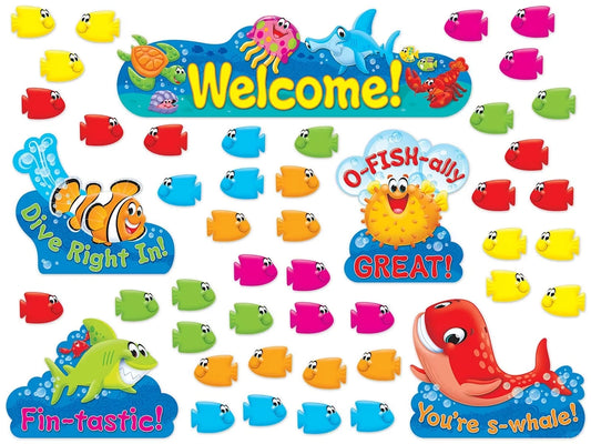 Sea Buddies® Welcome Bulletin Board Set - US 8381