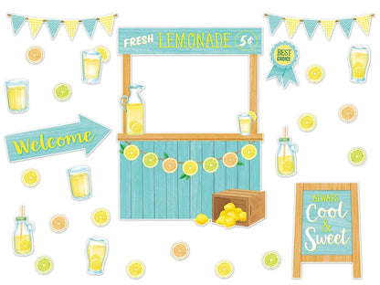 Lemon Zest Lemonade Stand Bulletin Board Set - US 6673