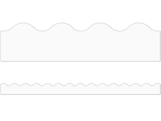 White Scalloped Border - US 7153