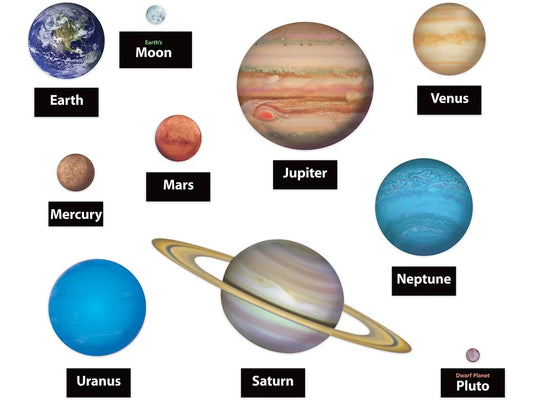 Planets & Moon Accents - US 7293