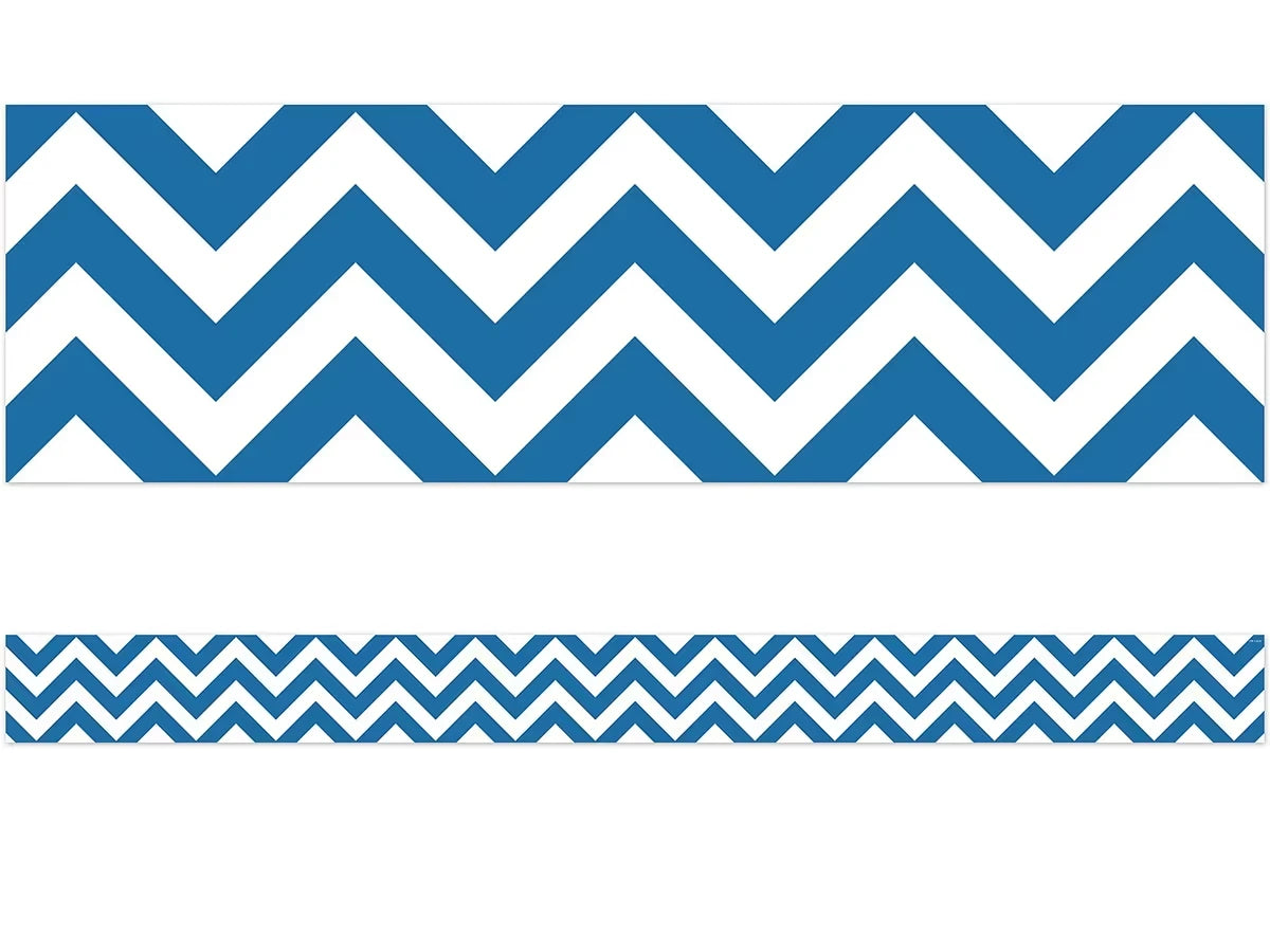Blue Chevron Border - US 2683