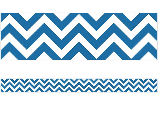 Blue Chevron Border - US 2683