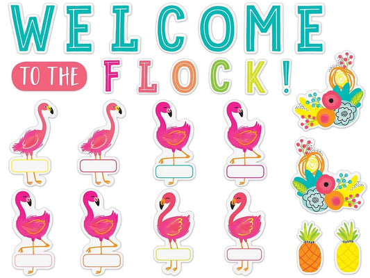 Simply Stylish Tropical Welcome Bulletin Board Set - US 3648