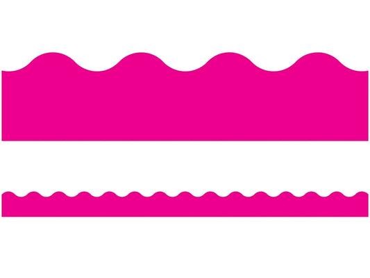 Hot Pink Scalloped Border - US 9712