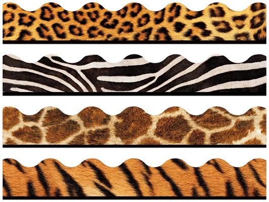 Animal Print Scalloped Borders - Variety Pack - US 3621