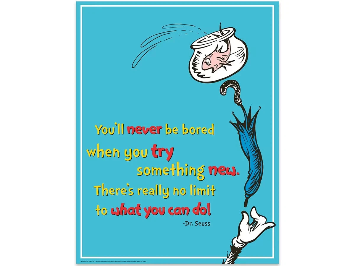 Dr. Seuss™ Try Something New Poster - US 9996