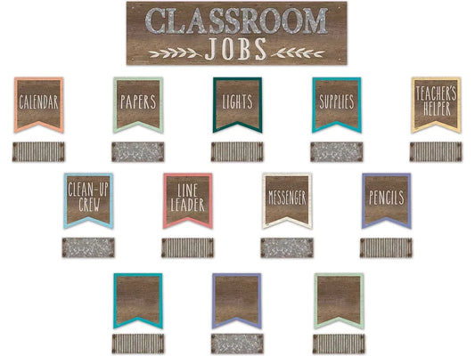 Home Sweet Classroom Class Jobs Bulletin Board Set - US 5591