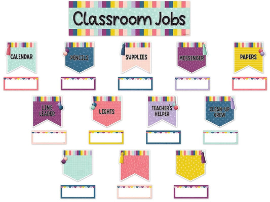 Oh Happy Day! Classroom Jobs Bulletin Board Set - US 1498
