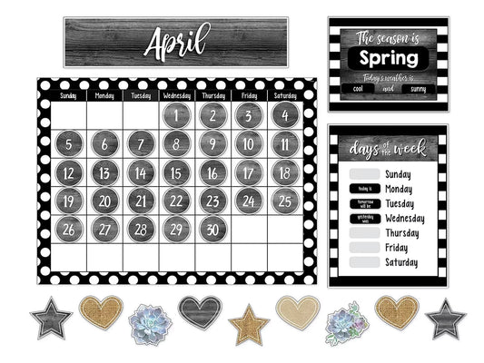 Simply Stylish Calendar Bulletin Board Set - US 2354