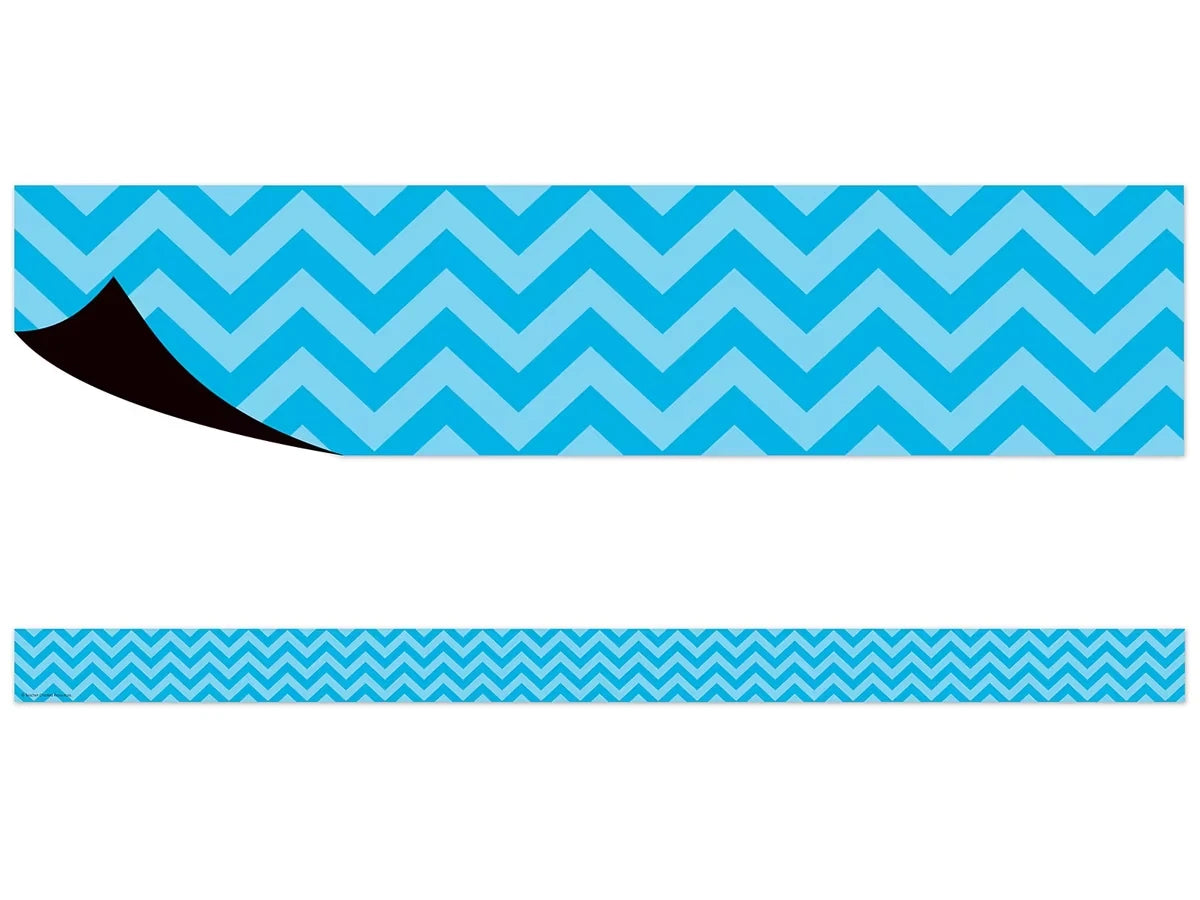 Aqua Chevron Magnetic Border - US 6012