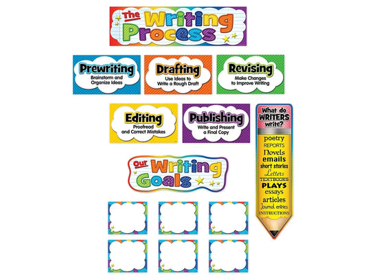 The Writing Process Bulletin Board Set - US 4329