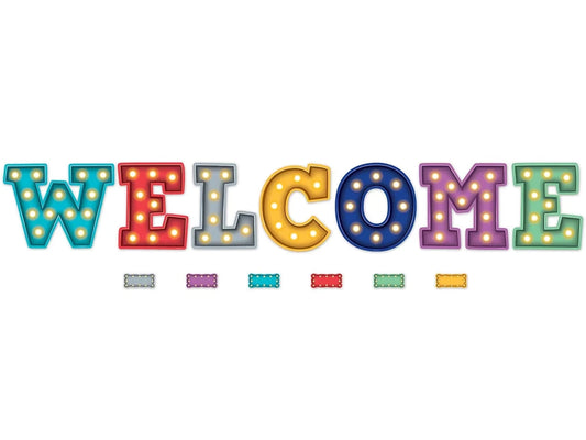 Marquee Welcome Bulletin Board Set - US 9237