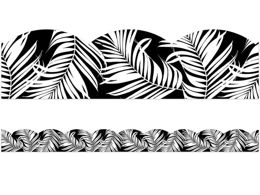 Simply Boho Leaf Scalloped Border - US 8474