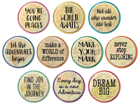 Travel the Map! Motivational Accents - US 7090