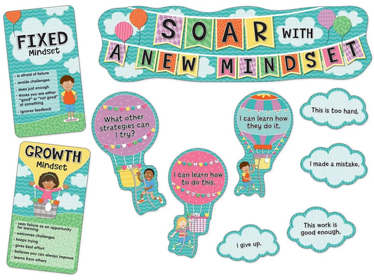 Up & Away Growth Mindset Bulletin Board Set - US 9247