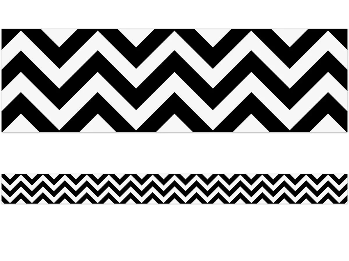 Black Chevron Border - US 1527