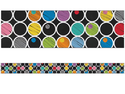 Colorful Chalkboard Double-Sided Border - US 2630