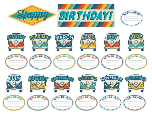 Adventurer Birthday Bulletin Board Set - US 6455