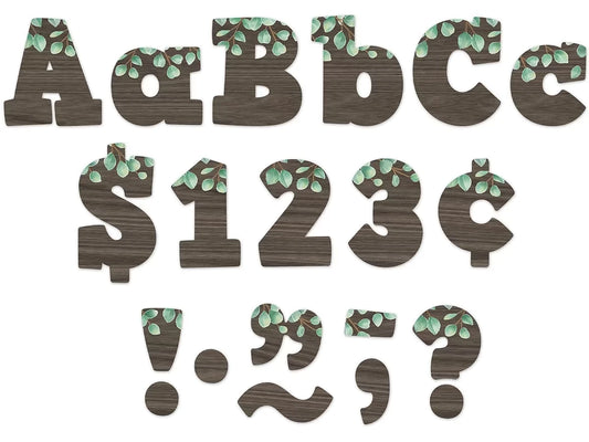 Eucalyptus 4" Punch-Out Letters - US 8908