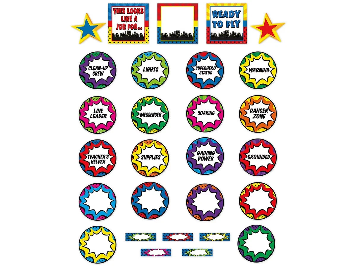 Superhero Classroom Management Bulletin Board Set - US 2848