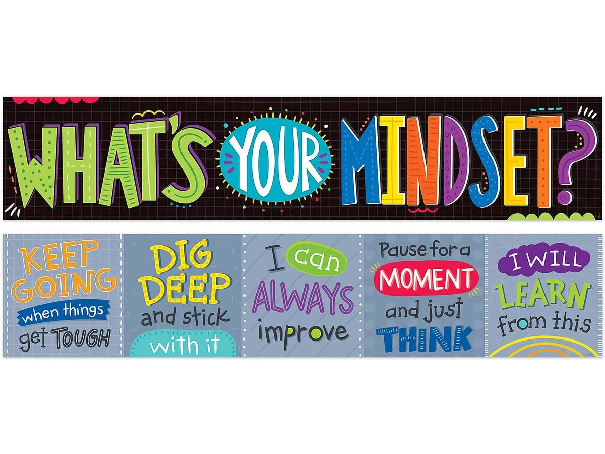 Growth Mindset Double-Sided Banner - US 7292