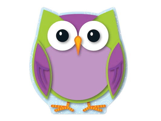 Colorful Owl Double-Sided Mini Accents - US 1859