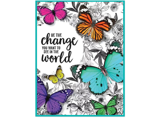 Woodland Whimsy Be the Change… Poster - US 7777