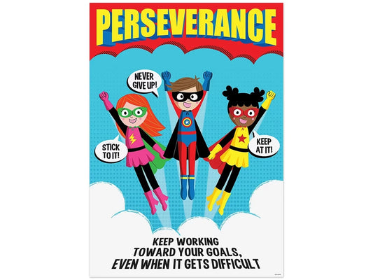 Superhero Perseverance Poster - US 2833