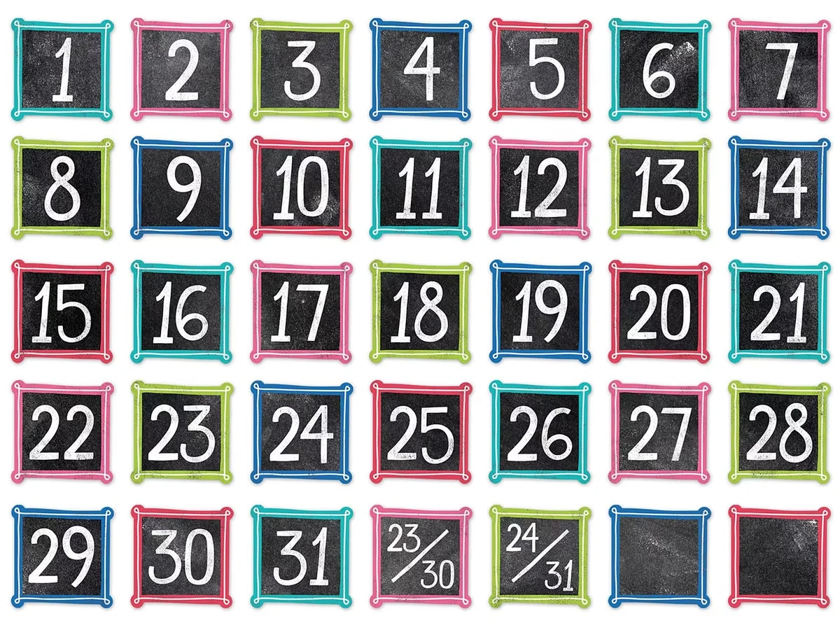 Chalk It Up! Calendar Mini Accents - US 3004