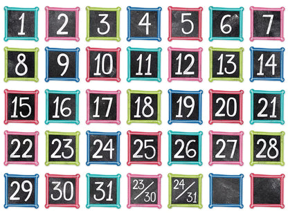 Chalk It Up! Calendar Mini Accents - US 3004