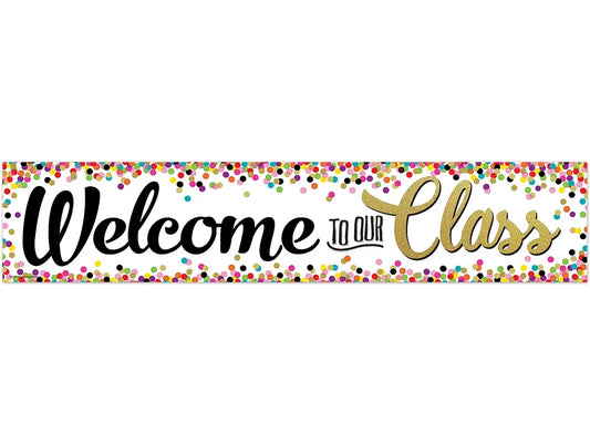 Confetti Welcome Banner - US 9262