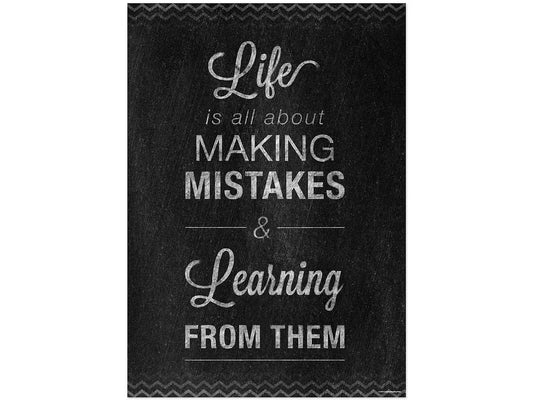 Chalk It Up! Learning from Mistakes Poster - US 6029