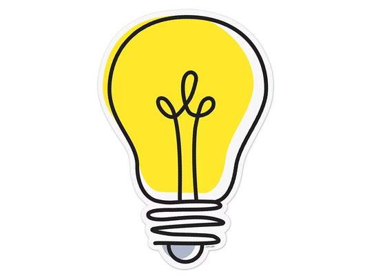 Doodle Light Bulb Accents - US 5487