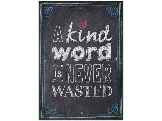 Chalk It Up! A Kind Word Is Never Wasted Poster - US 2439