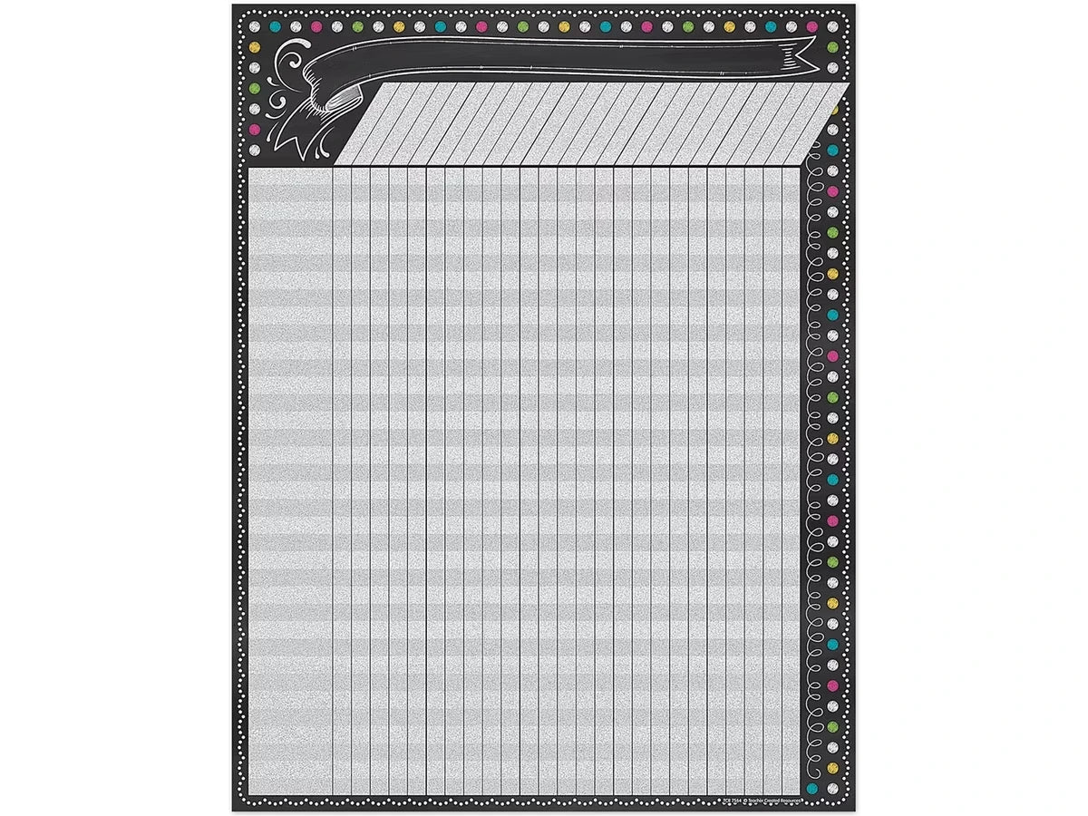 Chalkboard Brights Incentive Chart - US 1726