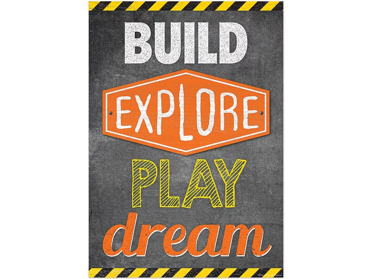 Under Construction! Build, Explore, Play, Dream Poster - US 6254