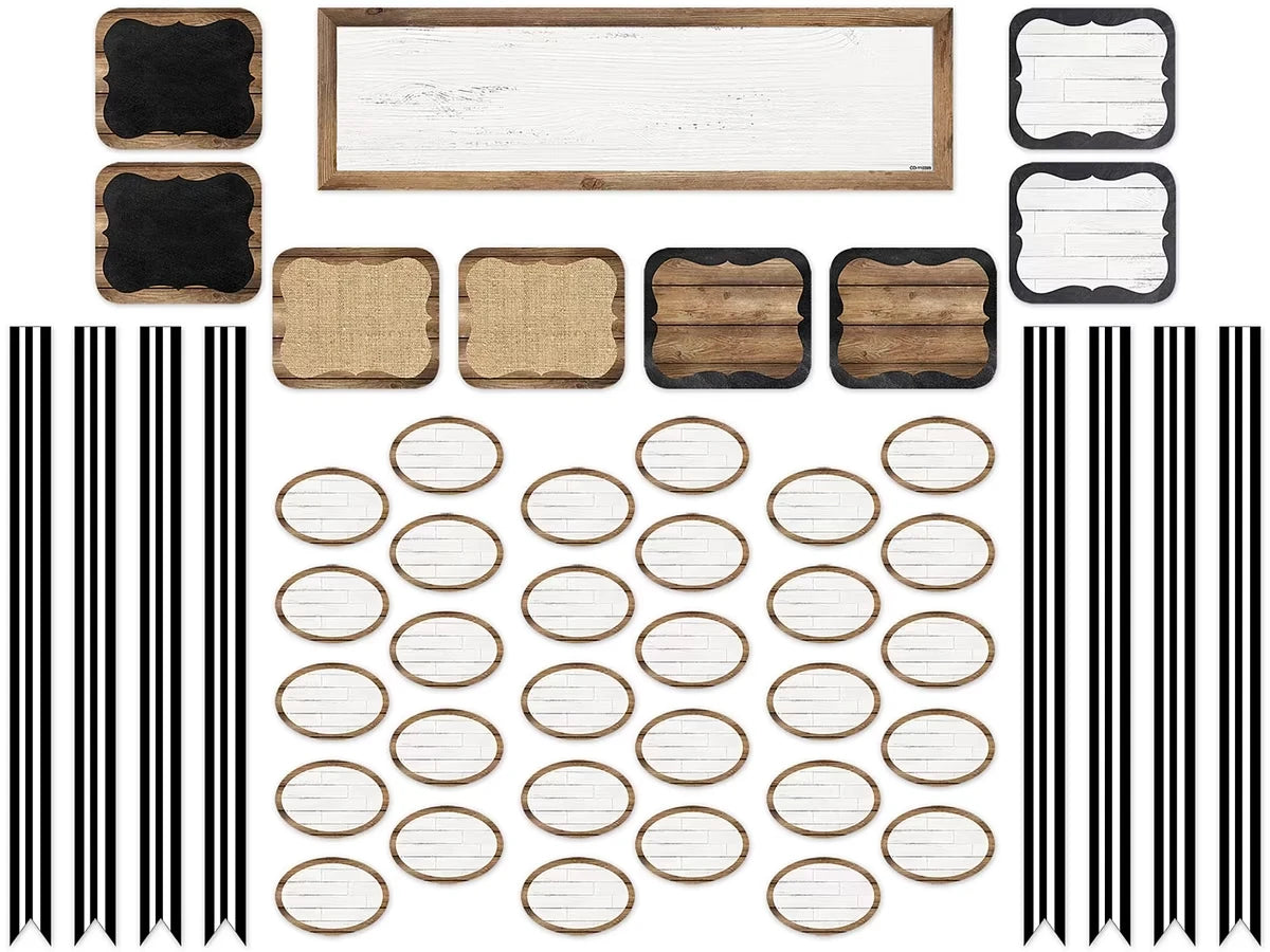 Industrial Chic Classroom Jobs Bulletin Board Set - US 8919