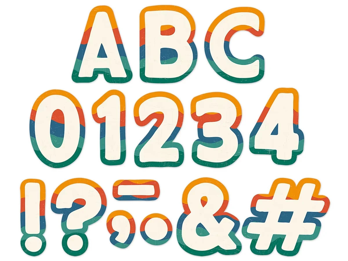 Adventurer 3 3/4" Punch-Out Letters - US 9721