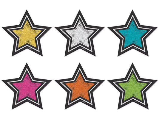 Chalkboard Brights Star Mini Accents - US 4521
