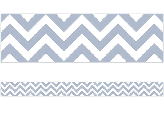 Slate Gray Chevron Border - US 8623