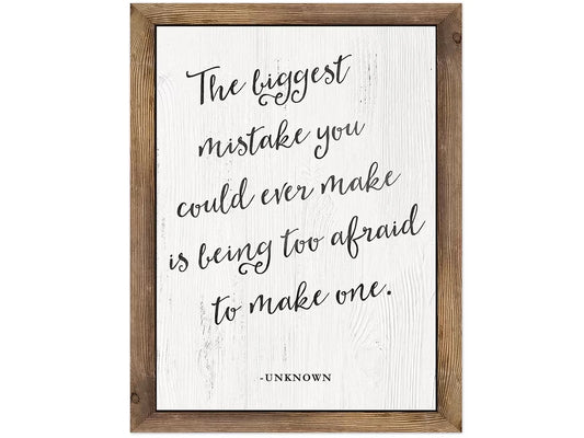 Industrial Chic the Biggest Mistake You Could Ever Make… Poster - US 5292