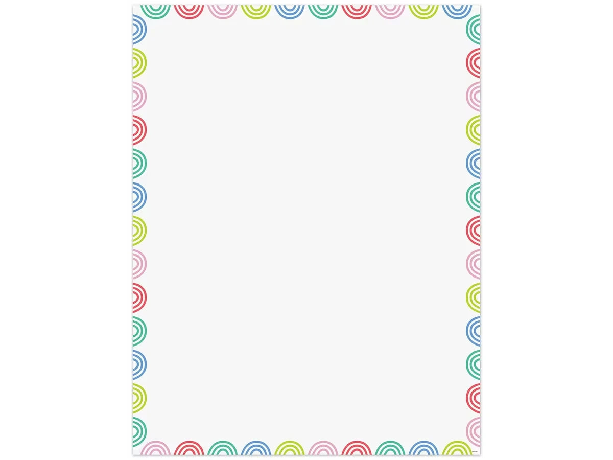 Rainbow Doodles Blank Poster - US 9026