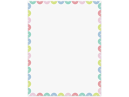 Rainbow Doodles Blank Poster - US 9026