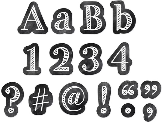 Chalk It Up! 4" Punch-Out Letters - US 8284