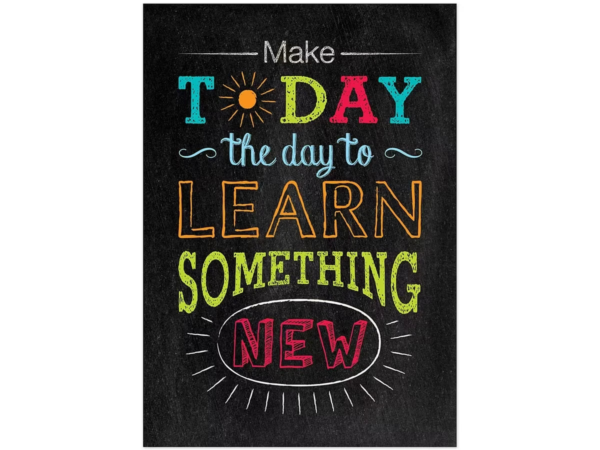Chalk It Up! Learn Something New Poster - US 8769