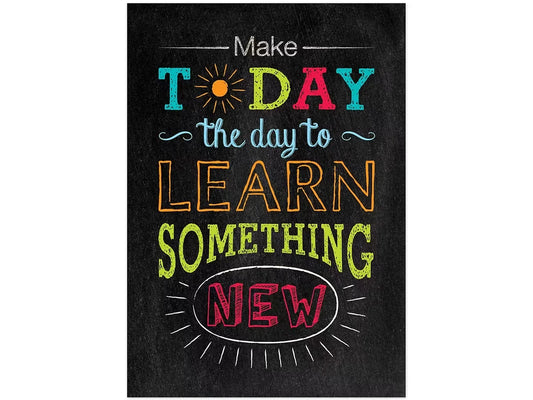 Chalk It Up! Learn Something New Poster - US 8769