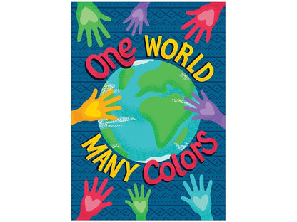 One World Many Colors Poster - US 9862